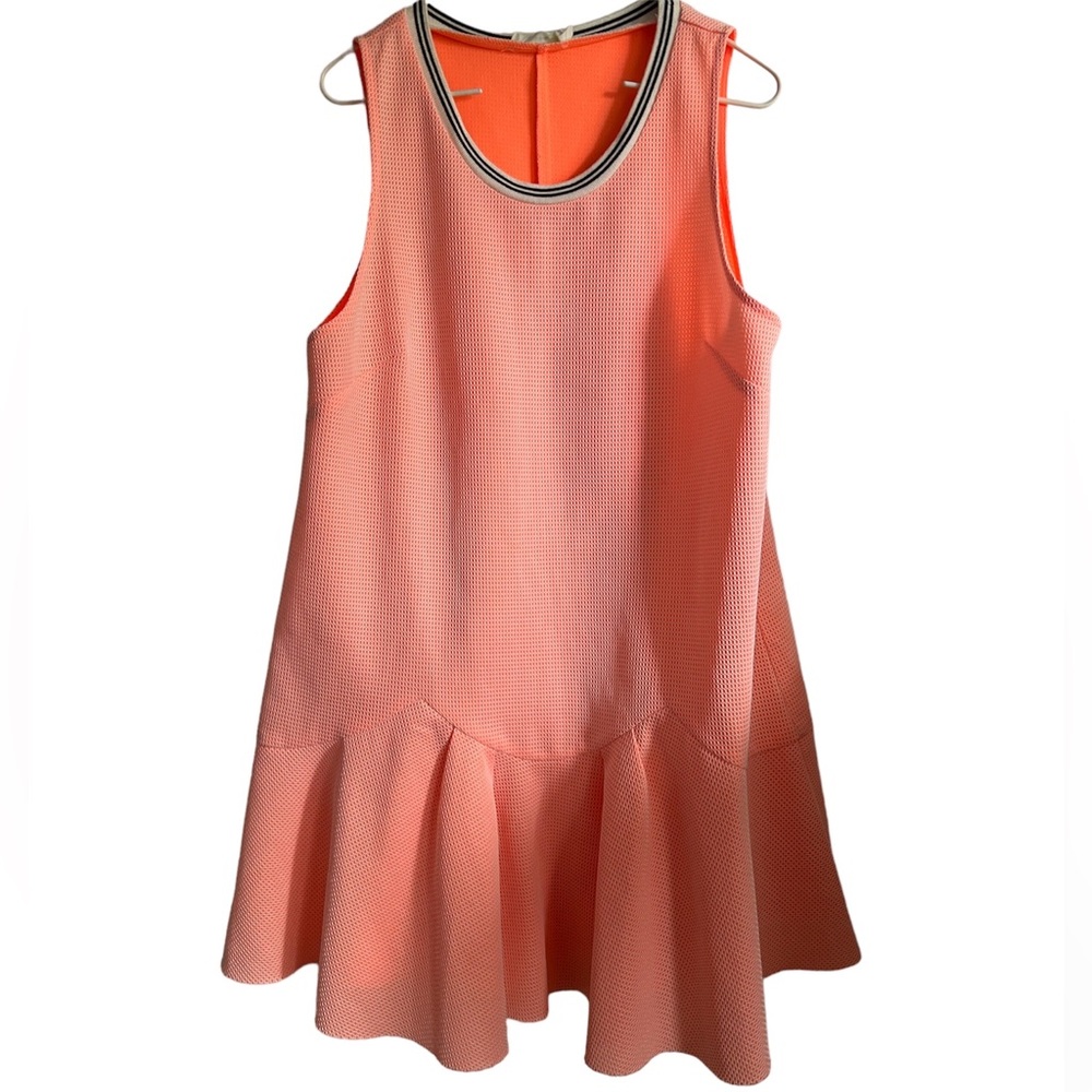 Lush | Neon Orange Mesh Dress | Size Large